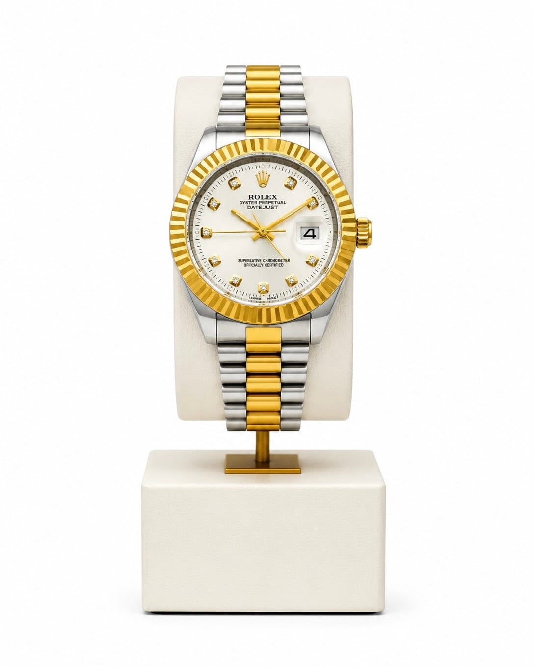 RLX Two-Tone Stainless Steel strap with Taj Lock Rl-04