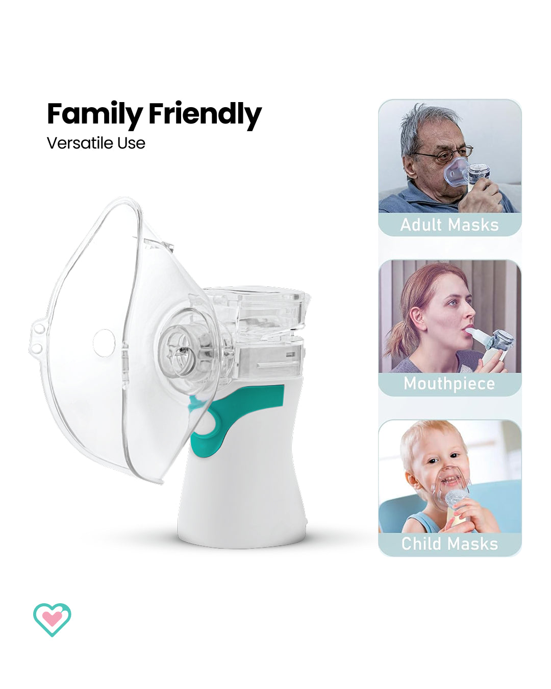 Ornavo Rechargeable Portable Mesh Nebulizer - Efficient Respiratory Relief Anywhere, Anytime
