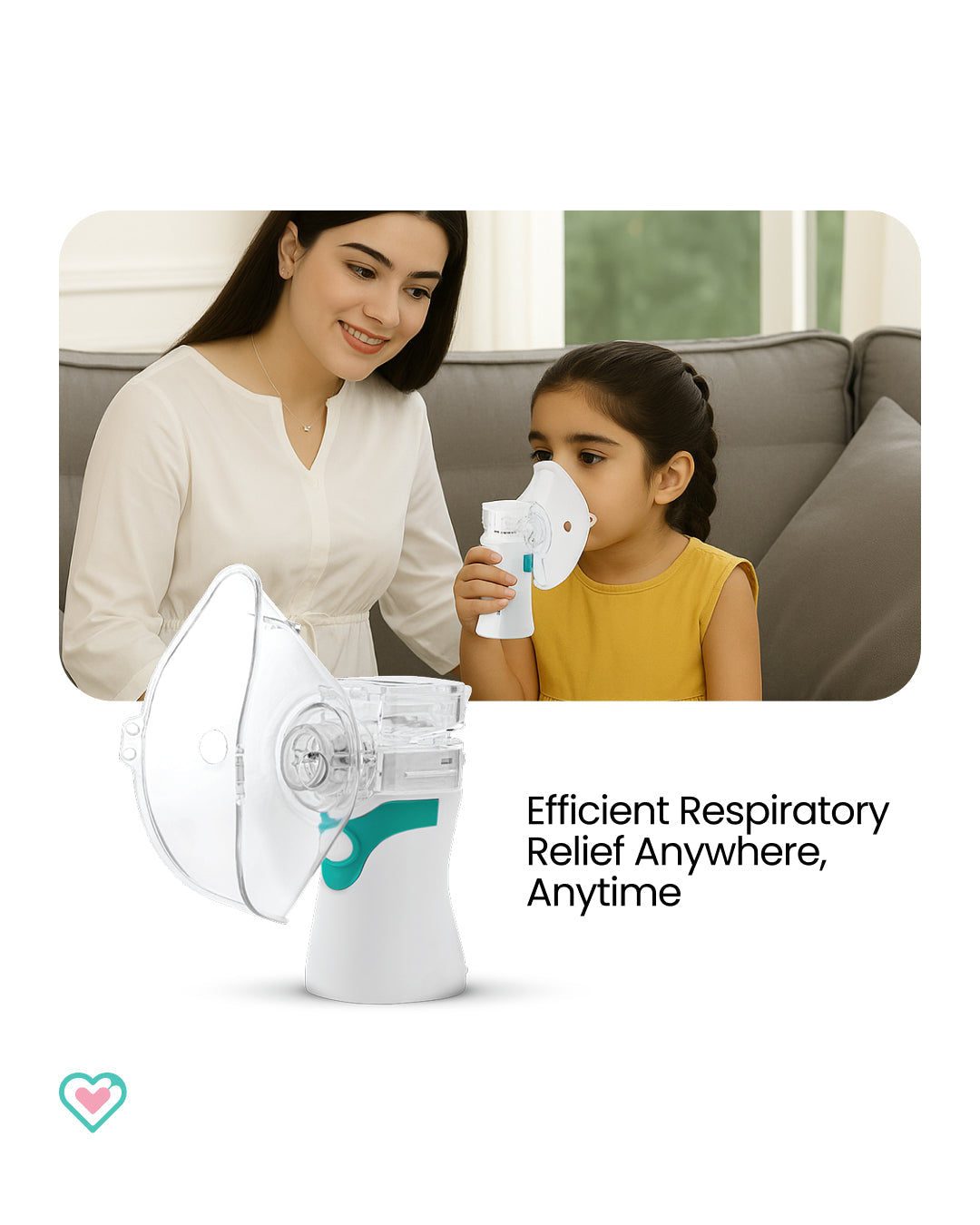Ornavo Rechargeable Portable Mesh Nebulizer - Efficient Respiratory Relief Anywhere, Anytime